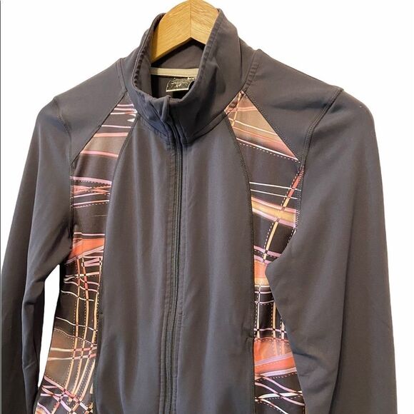 DIADORA Fitted Stretch Zip Up Athletic Jacket S - Picture 4 of 8